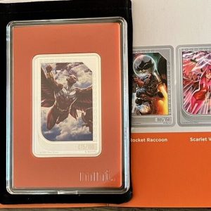 Uncommon 2023 Niue Marvel Trading Coins Orange - Falcon 75/150 - Mint Sold Out!
