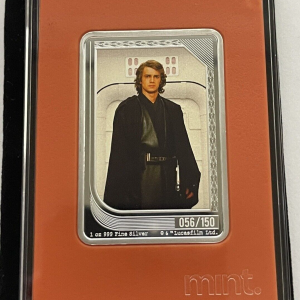 2023 Niue Star Wars Mint Trading Dark Anakin Skywalker 1 oz 999 Silver 56/150