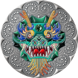 2024 – $5 Niue AF – 2 OZ Mandala Collection – Dragon