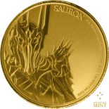2023 Niue Lord of the Rings Sauron 1oz Gold BU Coin