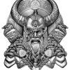 2022 Ghana Norse Gods Odin Ultra High Relief Silver Plated Antiqued GH¢2 Coin SKU69759
