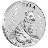 2023 – Quokka 1 Oz 999 Silver 2023 Australia 1 Dollar ST/BU
