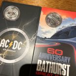 2023 50c – 60th Anniversary of Bathurst and AC/DC 50th Anniversary Coins – UNC