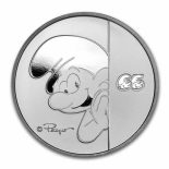 2023 – Smurfs Smurfs 65th Anniversary 1 Oz 999 Silver Niue ST/BU