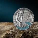 2023 – Diamond Mining Earth Treasures 50 g Antique finish Silver Coin Cameroon