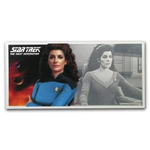 Niue - 2019 - Silver Proof Note- The Next Generation -Star Trek Deanna Troi