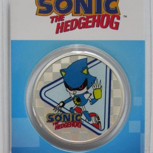Niue 2 Dollars 2022 Sonic the Hedgehog Metal Sonic 1 Oz Silver