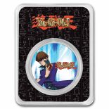 2022 Niue 1 oz Colorized Ag $2 Yu-Gi-Oh! – Seto Kaiba in TEP “imperfect”