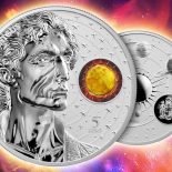 2023 – Malta Copernicus 1 oz Silver 999.9 5 Euro Color in Original Folder BU