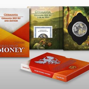 2023 - Germania Mint ANA Edition 10 Mark 2 oz 999.9 Silver 2 oz BU