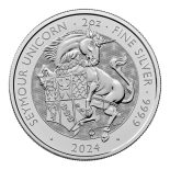 2024 – 2oz Silver 999.9 UK UK Seymour Unicorn Queen’s Beast