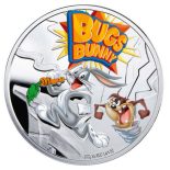 2013 – Bugs Bunny Cartoon Characters 1/2 oz Proof Silver Coin 1$ Niue