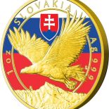 2023 – SLOVAK EAGLE Flag Beasts 1oz Silver Coin $2 Niue