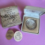 1989 – $10 STATE SERIES – QUEENSLAND PROOF SILVER COIN. ROYAL AUSTRALIAN MINT