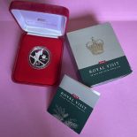 2000 – Royal Australian Mint Royal Visit 50 Cent Fine Silver Proof COA