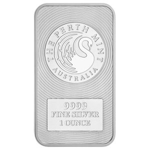 Australia Perth Mint Kangaroo Silver Bar - 1 oz