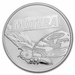 2023 – Mothra Godzilla 1 Oz 999 Niue $2 Silver Coin ST/BU
