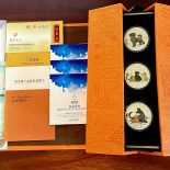 2018 NIUE Island Golden Dog Blessing 3-Coin Sets – 1oz × 3