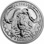 2023 – 1 oz 999 Silver Big Five Buffalo Sierra Leone ST/BU Silver Coin