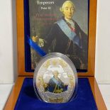 2014 – 2 Oz Silver Coin Niue $5 Russian Emperors Proof Coin – Peter III