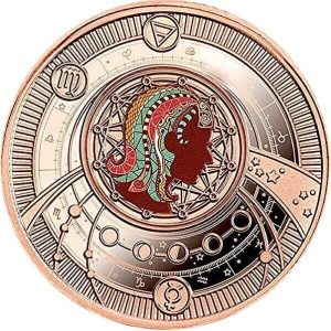 2021 - Virgo Zodiac Signs Proof Silver Coin 500 Francs CFA Cameroon