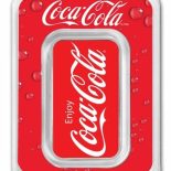 Coca-Cola® 1 oz .999 Silver Colorized Bar In TEP Packaging