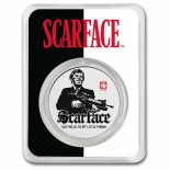 2023 – Scarface 40th Anniversary 1oz Silver 999 Color Chad In TEP Blister