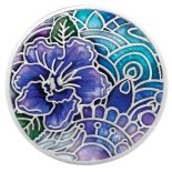2020 – Pansy Language of Flowers Proof Silver Coin 500 Francs Cameroon