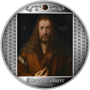 2021 - Self Portrait at Twenty Eight Albrecht Dürer Silver Coin CFA Cameroon