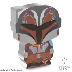 2023 Niue Star Wars Mandalorian Sabine Wren 1oz Silver Proof Chibi Coin