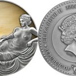 2021 – Venus Planets and Gods 3 oz Antique finish Silver Coin CFA Cameroon