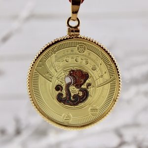 2018 - Aquarius Zodiac Sign Proof Silver Coin 500 Francs Cameroon