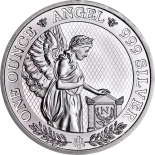 2021 – Napoleon Angel 1 Oz 999 Silver St. Helena ST / BU