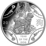2018 – $30 Australia Lunar Year of the Dog silver kilo proof Coin
