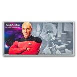 2019 – Niue – Silver Proof Coin Note- Star Trek- The Next Generation – Jean-Luc