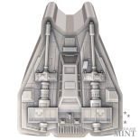 2023 Niue Star Wars Mandalorian Vehicle Snowspeeder 1oz Silver Antiqued Coin