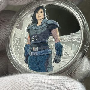2021 Niue The Mandalorian Cara Dune 1 oz Colored Silver Proof Coin
