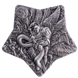 2023 Korea Broken Angel Lucifer 2 oz .999 Silver Stacker Medal in capsule