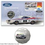 2018 – Ford Motor Racing Car XC Falcon Hardtop Stamp & 50c UNC Coin- PNC