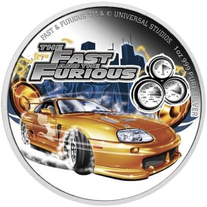 2023 - Fast and Furious ™ Niue 1 Oz Silber PP / Proof Color mit OVP