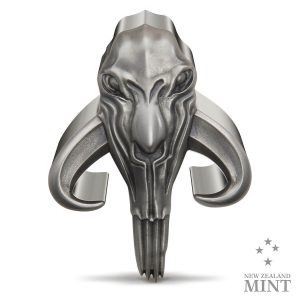 2023 Niue Star Wars Mandalorian Mythosaur 5oz Silver Antiqued Coin