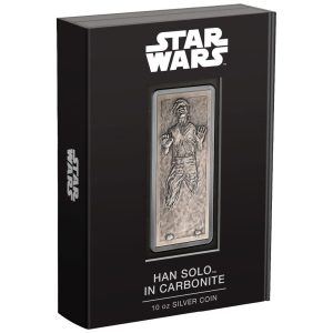 2022 Star Wars Han Solo™ in Carbonite - 10 OZ Silver Proof Coin -Niue