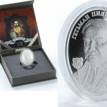 2013 – Pylyp Orlyk Hetmans of Ukraine 1/2 oz Proof Silver Coin 1$ Niue