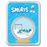 2023 – Smurfs Smurfs Christmas Carol 1 Oz 999 Silver Colored Niue ST/BU