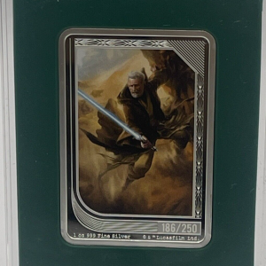 2023 - OBI-WAN KENOBI Star Wars MINT Trading Coin NIUE 1 oz Silver COIN $2 #186