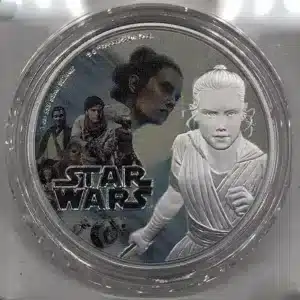 2019 Niue 1 oz Silver $2 Star Wars The Rise of Skywalker: Rey