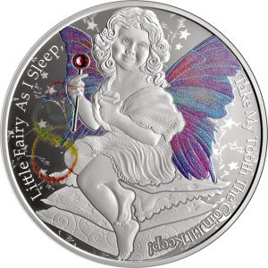 2022 - Tooth Fairy 1/2 oz Proof Silver Coin 2 Cedis Republic of Ghana