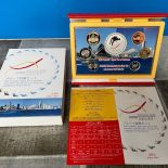 2006 Japan – Australia Year Of Exchange 6-Coin Proof Set + Australia $1 Silver Clorized Coin