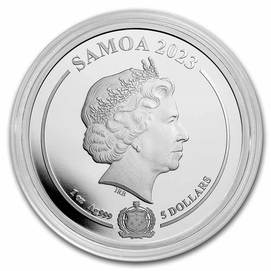 4 2023 - 1 oz Silver 999 Samoa Looney Tunes™ Road Runner™ ST:BU
