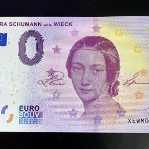 2023 - Null Euro Schein - 0 Euro Schein - Clara Schumann - Geb. Wieck